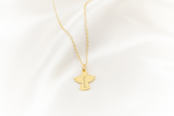 Ketting met engel bedel