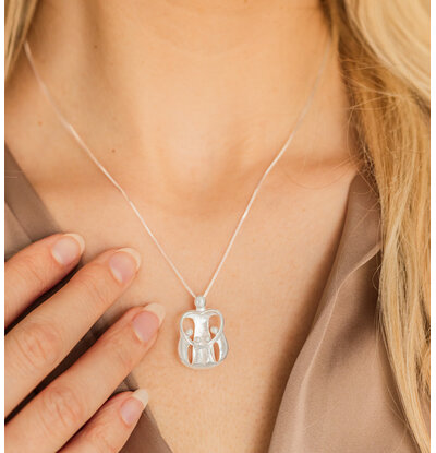 KAYA sieraden Ketting 'We Are Family' - Mama & 4 Kids