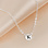 KAYA sieraden Letter necklace ‘Disc’ with initials