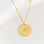 KAYA sieraden Necklace with initials ‘Olivia’