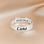 KAYA sieraden Gepersonaliseerde Ring met Gravure- Zilver
