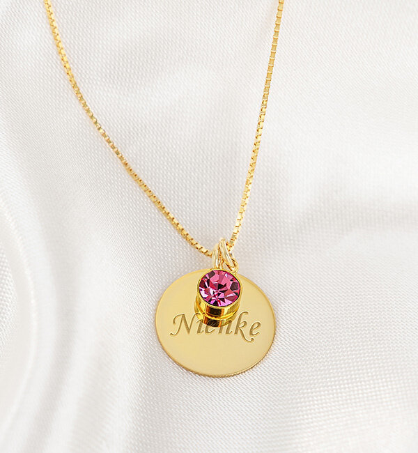 KAYA sieraden Necklace ‘Sparkling’ with name