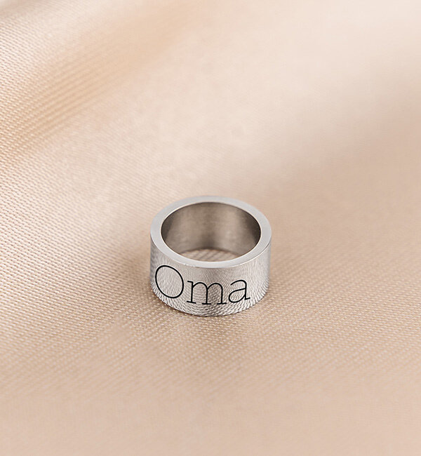 KAYA sieraden Personalized Stainless Steel Ring