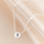 KAYA sieraden Letter necklace ‘Disc’ with initials