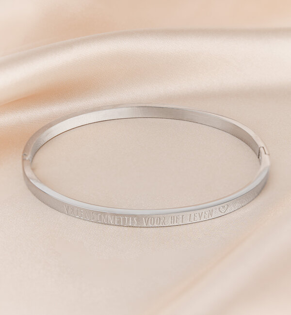 KAYA sieraden Cuff Bracelet ‘Choose your text’