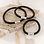 KAYA sieraden Leather Bracelet with Initials
