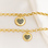 Gegraveerde sieraden Fingerprint Charm Bracelet 'Heart'  - Copy - Copy