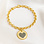 Gegraveerde sieraden Fingerprint Charm Bracelet 'Heart'  - Copy - Copy