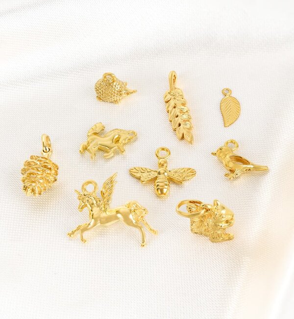 KAYA sieraden Secret Garden Charms | Gold Plated