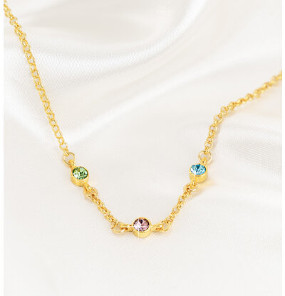 KAYA sieraden Ketting met Geboortesteen | Kies je Bedels