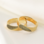 Gegraveerde sieraden Ringen Set Vingerafdrukken I Samen 1 hartje