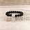 KAYA sieraden Bracelets Set Dad & Son with Black Onyx Beads