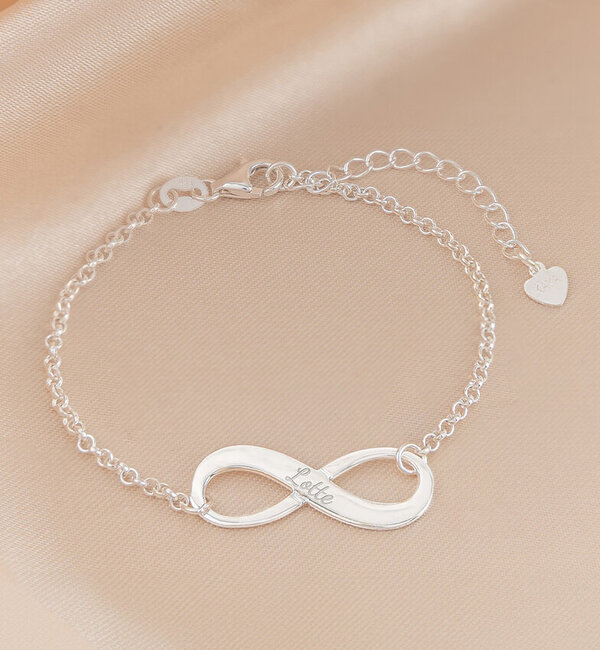 KAYA sieraden Bracelet 'Infinity' with Engraving