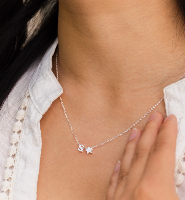 KAYA sieraden Letter Ketting met 2 initialen