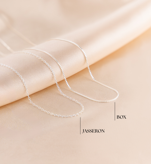 KAYA sieraden Kerst Ketting 'Pavé Klaver' met Gravure