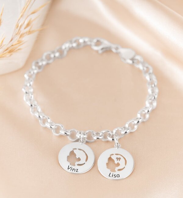 KAYA sieraden Cadeau voor Oma I Bedelarmband Stel zelf samen