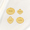 KAYA sieraden Engraved charms