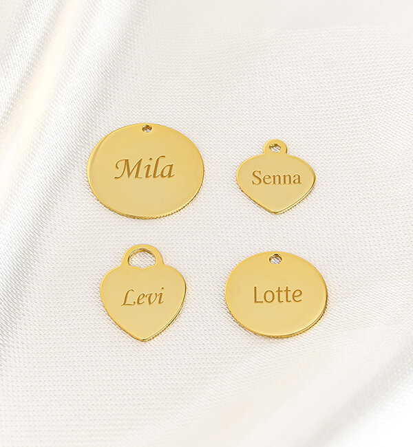 KAYA sieraden Engraved charms