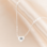 KAYA sieraden Ketting Hartje met Initiaal