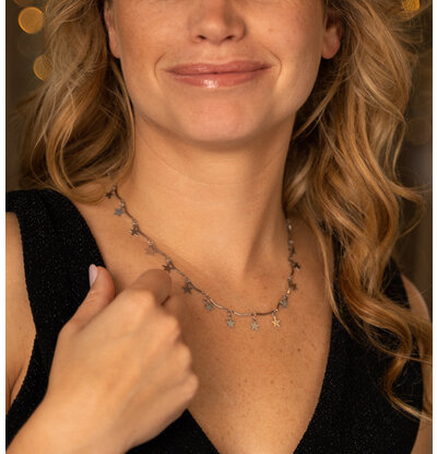 KAYA sieraden Ketting  'Stars'  | Stainless Steel