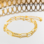 KAYA sieraden Link bracelet with 1 name 'Closed Forever'