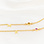KAYA sieraden Armband met Geboortesteen en Letter
