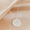 KAYA sieraden Personalized bridal necklace with initials ‘Olivia’