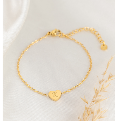 KAYA sieraden Stainless Steel bracelet with letter ‘Lovely’