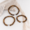 KAYA sieraden Armbanden Set Vader en Zoon I Tijgeroog