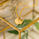 KAYA sieraden Birthstone with Birth Flower Necklace I October