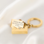 KAYA sieraden Graduation Keychain ‘Letter’ with Name Engraving