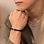 KAYA sieraden Leren Armband met Naambedel