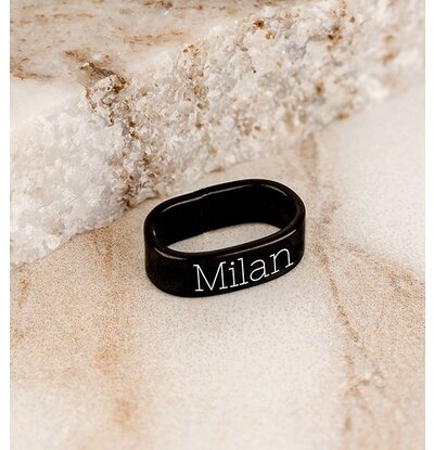 KAYA sieraden Rock My World Engraving Charm | 2 colors