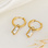 KAYA sieraden Oorringen Crystal'  | Stainless Steel