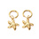 KAYA sieraden Starfish hoop earrings ‘Nova Perola’ | Stainless Steel