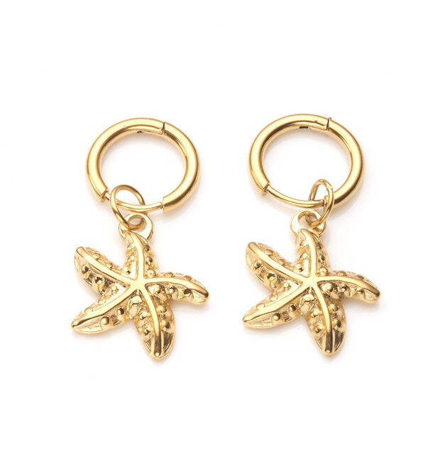 KAYA sieraden Statement Earrings 'Flat Hoops' | Stainless Steel - Copy - Copy