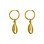 KAYA sieraden Statement Earrings 'Flat Hoops' | Stainless Steel - Copy - Copy - Copy - Copy - Copy - Copy - Copy - Copy