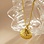 KAYA sieraden  Ketting Schelpje met parel| Stainless Steel