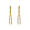 KAYA sieraden Oorringen Crystal'  | Stainless Steel