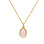KAYA sieraden Ketting 'Rozenkwarts' | Stainless Steel