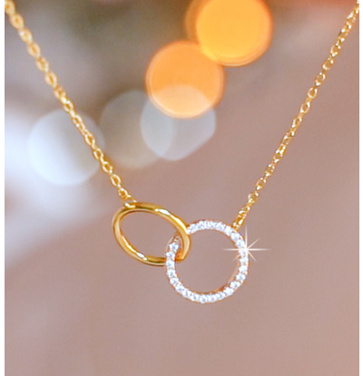 KAYA sieraden Love necklace Pavé with crystals