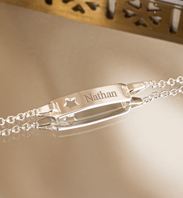 KAYA sieraden Baby gift with name | Baby bracelet with engraving