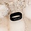 Sieraden Boys bracelet with name Leather ´Rock My World´ | Black