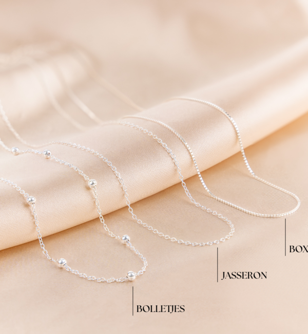 KAYA sieraden Geboortesteen Ketting Initiaal