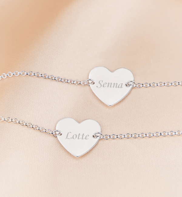 KAYA sieraden Silver armbandenset 'Memory'