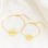 KAYA sieraden Set Armbanden 'Elegant Disc'