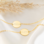 KAYA sieraden Set Armbanden 'Elegant Disc'