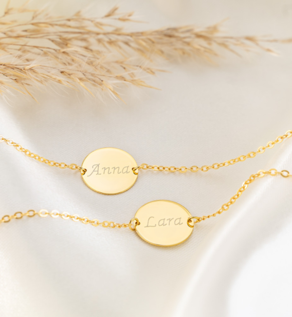 KAYA sieraden Set Armbanden 'Elegant Disc'