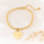 KAYA sieraden Bracelet with Name 'Bolletjes' | Stainless Steel
