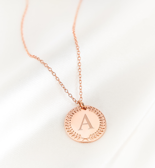 KAYA sieraden Personalized necklace with initials ‘Olivia’